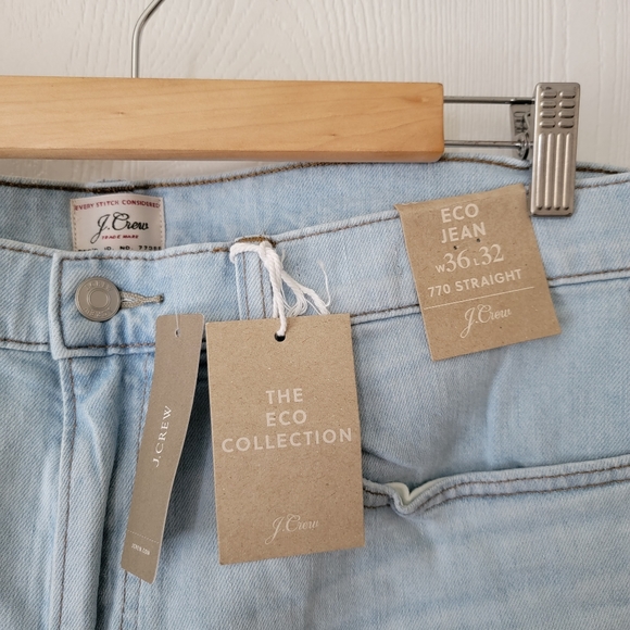 J. Crew Straight Fit Eco Stretch Jeans - Picture 4 of 9